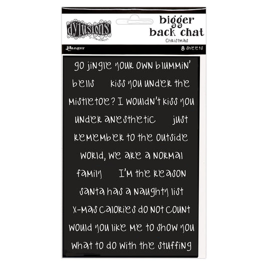 Ranger ink ranger • dylusions bigger back chat christmas 2