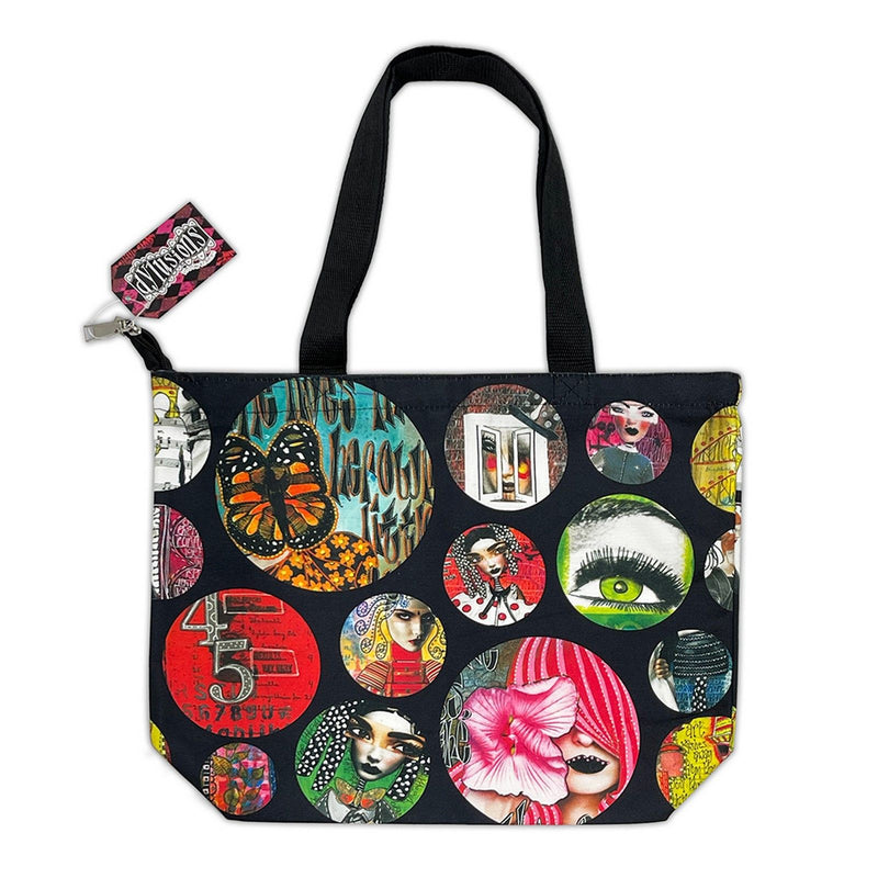 Afbeelding laden in galerijviewer, Ranger ink ranger • dylusions zipper tote bag
