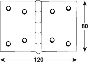 Connex scharnier 80x120 bvz - dyb2006231