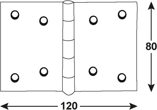 Connex scharnier 80x120 bvz - dyb2006231