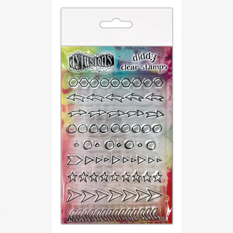 Afbeelding laden in galerijviewer, Ranger ink ranger • dylusions diddy clear stamps doodles

