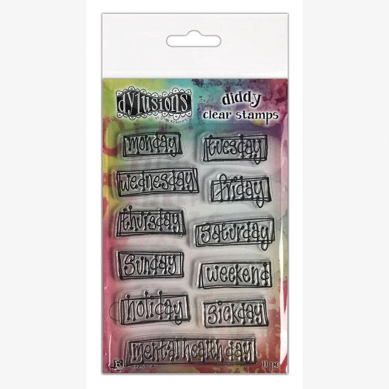 Afbeelding laden in galerijviewer, Ranger ink ranger • dylusions diddy clear stamps ooh, what a day!
