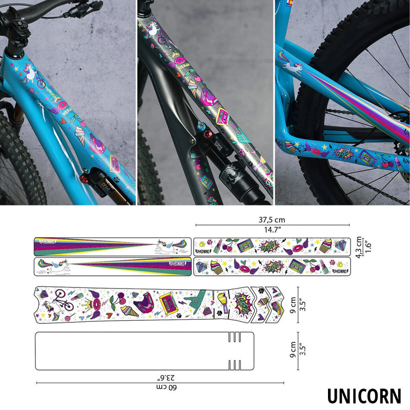 Afbeelding laden in galerijviewer, Dyedbro unicorn frame protector kit
