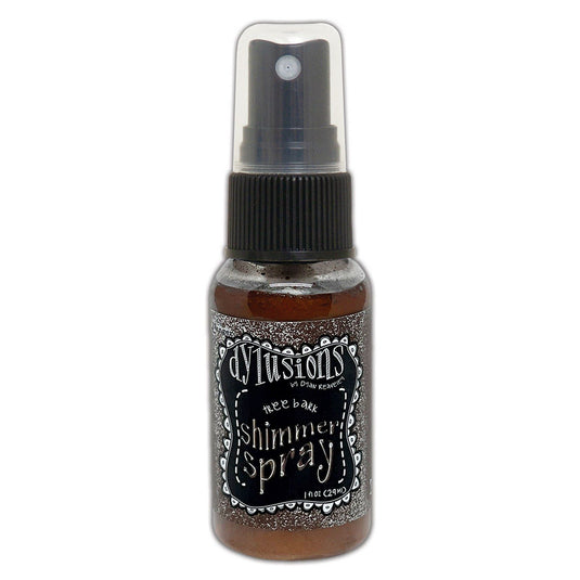 Ranger ink ranger • dylusions shimmer spray tree bark