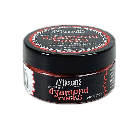 Ranger ink ranger • dylusions dyamond rocks postbox red