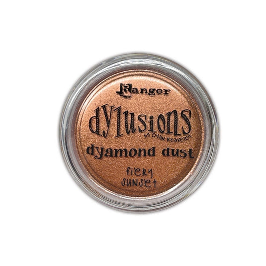 Ranger ink ranger • dylusions dyamond dust fiery sunset