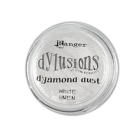 Ranger ink ranger • dylusions dyamond dust white linen