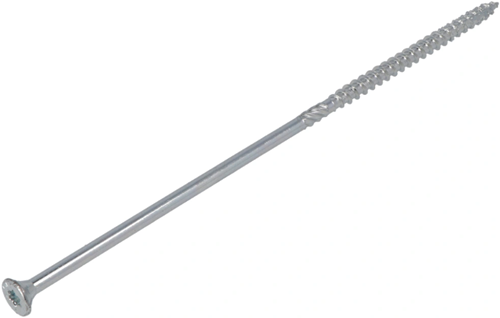 Afbeelding laden in galerijviewer, Dynaplus constructieschroef verzinkt platkop deeldraad +snijpunt torx tx30 6.0x180 80 | 100 stuks - 0281.01.51301
