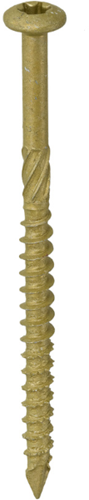 Afbeelding laden in galerijviewer, Dynaplus gevelschroef ar-bronze cilinderkop deeldraad torx tx15 4.0x40 22 | 200 stuks - 0284.08.25601
