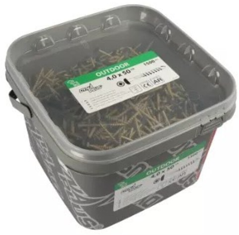 Afbeelding laden in galerijviewer, Dynaplus gevelschroef ar-bronze cilinderkop deeldraad zwarte kop torx tx15 4.0x40 22 | 2000 stuks - 0289.12.25605
