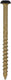 Dynaplus gevelschroef ar-bronze cilinderkop deeldraad zwarte kop torx tx20 4.5x50 28 | 200 stuks - 0284.08.33905