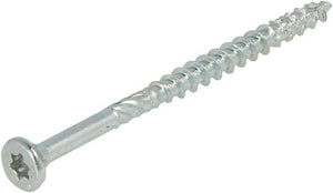 Dynaplus unischroef spaanplaatschroef verzinkt platkop deeldraad torx tx20 4.0x60 35 | 200 stuks - 0281.01.26001