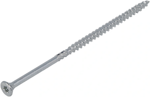 Dynaplus unischroef spaanplaatschroef verzinkt platkop deeldraad torx tx25 5.0x80 42 | 200 stuks - 0281.01.42401