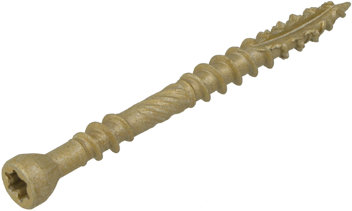 Afbeelding laden in galerijviewer, Dynaplus vlonderschroef xtreme ar-bronze platkop-60° deeldraad +snijpunt torx tx25 5.0x50 25 | 200 stuks - 0283.08.41901
