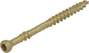 Dynaplus vlonderschroef xtreme ar-bronze platkop-60° deeldraad +snijpunt torx tx25 5.0x70 35 | 200 stuks - 0283.08.42201