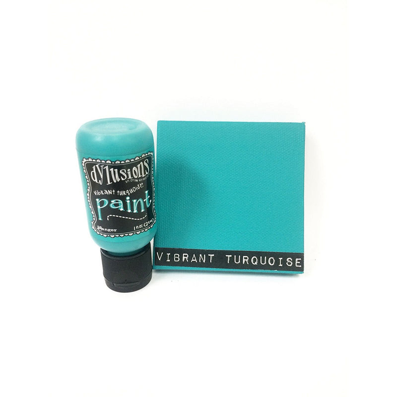Afbeelding laden in galerijviewer, Ranger ink ranger • dylusions paint flip cap bottle vibrant turquoise 29ml
