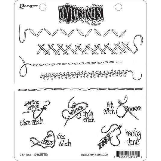 Ranger ink ranger • dylusions cling stamps sampler