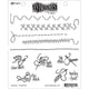 Ranger ink ranger • dylusions cling stamps sampler