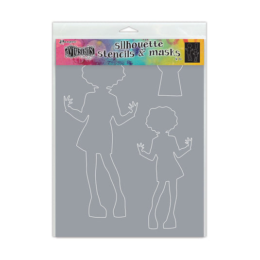 Ranger ink ranger • dylusions sjabloon silhouette maisie