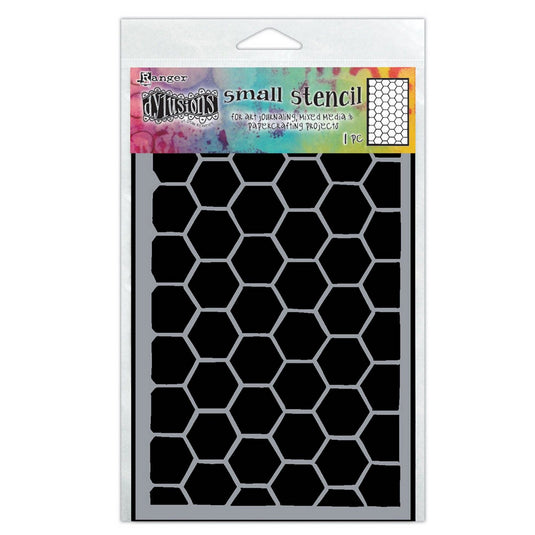 Ranger ink ranger • dylusions stencils small hexicomb