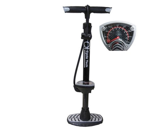 Cycletech cycle tech castilla hogedrukpomp manometer a v f v