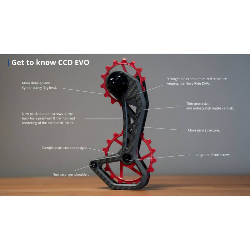 Afbeelding laden in galerijviewer, Novaride - ccd evo keramische derrailleur ultegra dura ace 12 speed zwart
