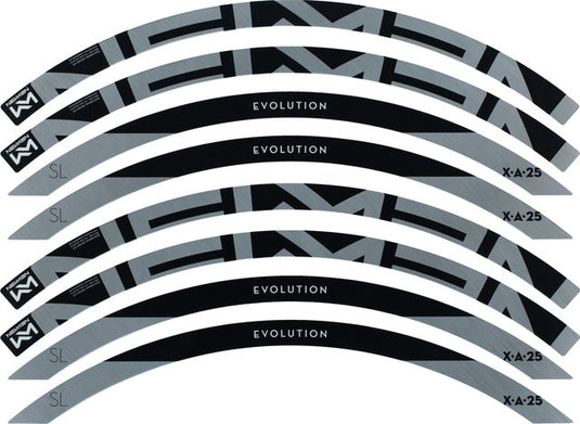 Newmen rim decal kit x.a.25