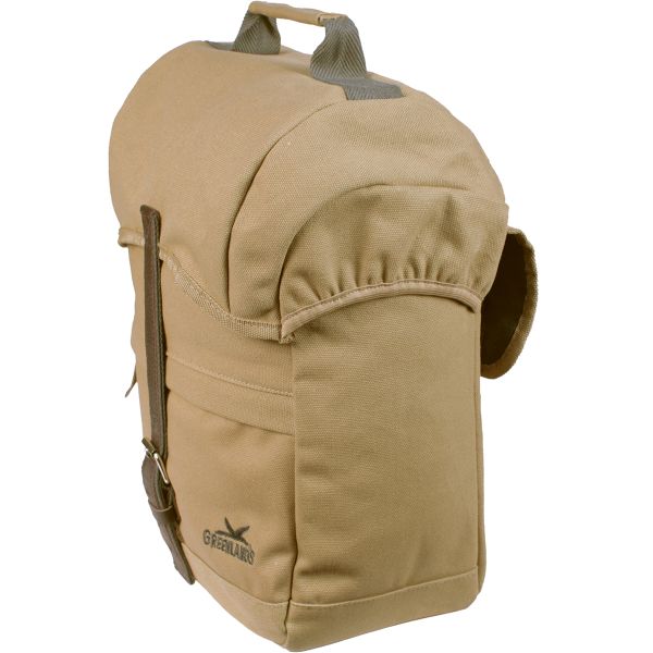 Afbeelding laden in galerijviewer, Greenlands enkele fietstas canvas travel 20 liter 30 x 37 x 17 cm - camel
