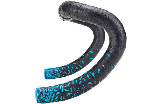 Supacaz - super sticky kush star fade stuurlint zwart neon blauw