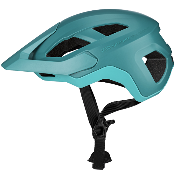 Afbeelding laden in galerijviewer, Ked fietshelm embrace l (58-62cm) - mat blauwgroen
