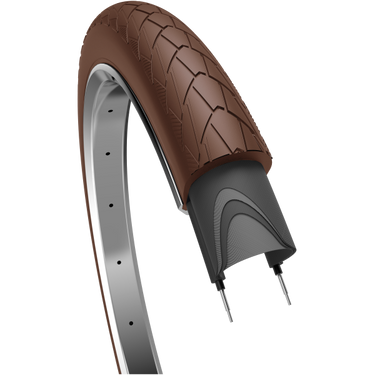Edge buitenband mambo 28 x 2.00 50-622 mm - donkerbruin met reflectie