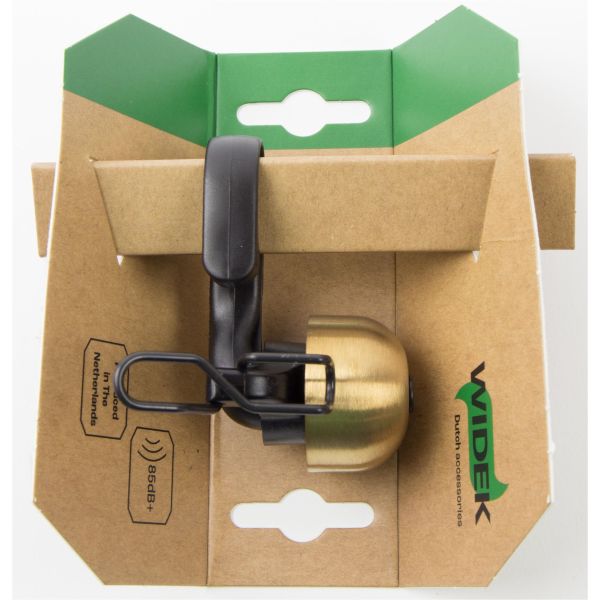 Afbeelding laden in galerijviewer, Qibbel widek bel met beugel e-bike pvd-coated goud
