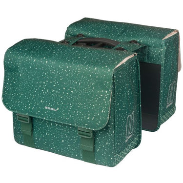 Basil dubbele fietstas flair mik 35 liter 15 x 35 x 31 cm (2x) - groen