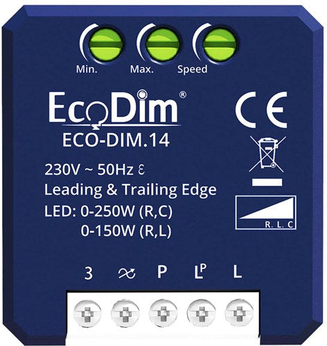 Afbeelding laden in galerijviewer, Enzo eco led dimmer element 0-250w ecodim universeel - 4355432
