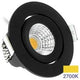 Enzo ecodim led inbouwspot 5w 2700k 62mm 60gr rond verstelbaar zwart - led4835