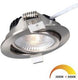 Enzo ecodim led inbouwspot 5w dimtowarm 85mm 36gr rond verstelbaar geschuurd staal - led4720