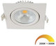 Enzo ecodim led inbouwspot 5w dimtowarm 85mm 36gr vierkant verstelbaar wit - led4750