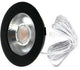 Enzo ecodim led meubelspot 3w 2700k 62mm rond zwart - led4905