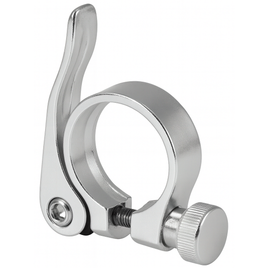Zadelpenklem ø31.8 aluminium met snelspanner -