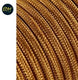 Enzo edm omsponnen snoer 2x0,75qmm goud 5m