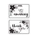 Kaisercraft • embossing sjabloon fronten met mini-bloemenkaart