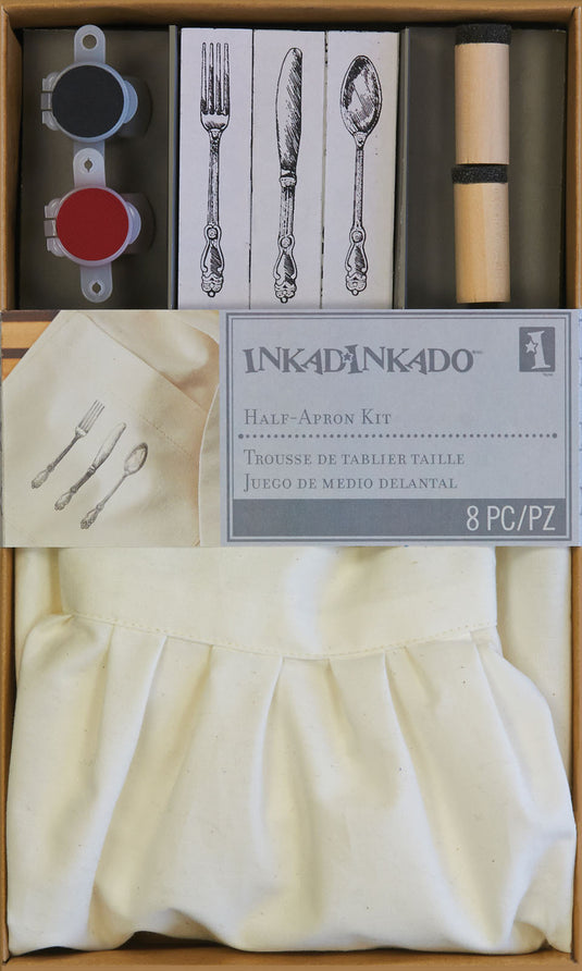 Inkadinkado ek success • diy kit half apron