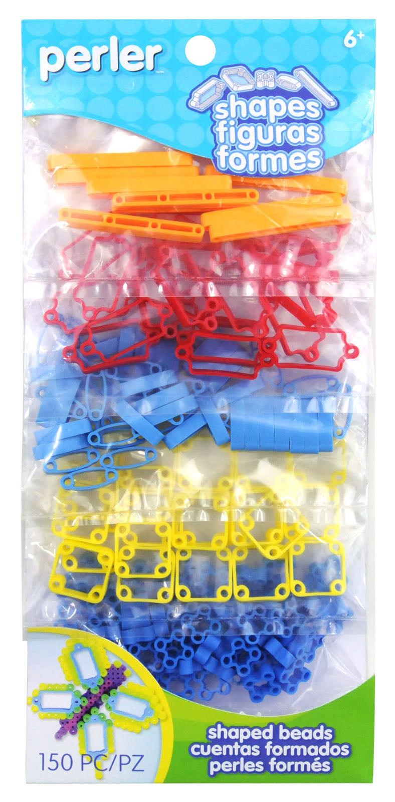 Afbeelding laden in galerijviewer, Perler • primary mix strijkkralen shapes
