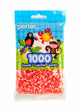 Perler • pearl stripe strijkkralen hot coral