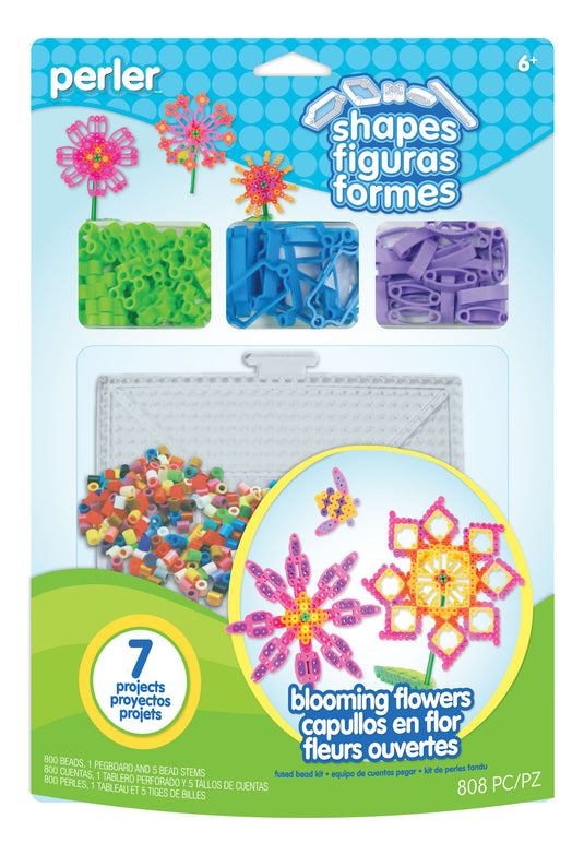 Perler • blooming flowers fused bead kit