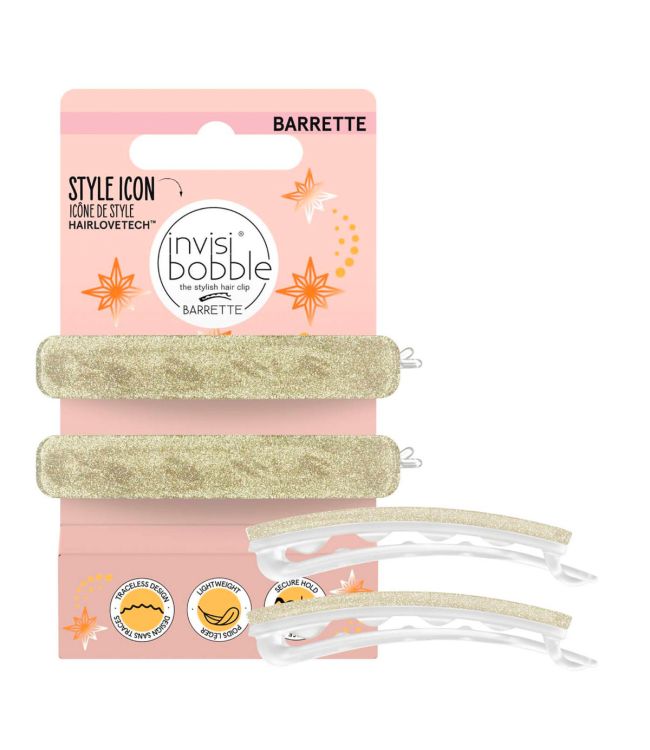 Afbeelding laden in galerijviewer, Invisibobble barrette time to shine glitterally 2st.
