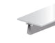 Ellen dorpelstrip dbs-borstel 100cm alu