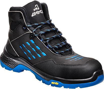 Afbeelding laden in galerijviewer, Emma safety footwear emma werkschoen crossforce d hoog s3 | zwart blauw | maat 43 - 8715316154744
