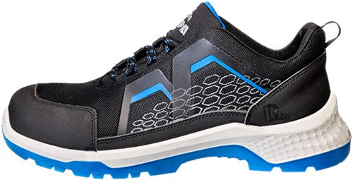 Afbeelding laden in galerijviewer, Emma safety footwear emma werkschoen crossforce fly d laag s3 | zwart blauw | maat 47 - 8715316153884
