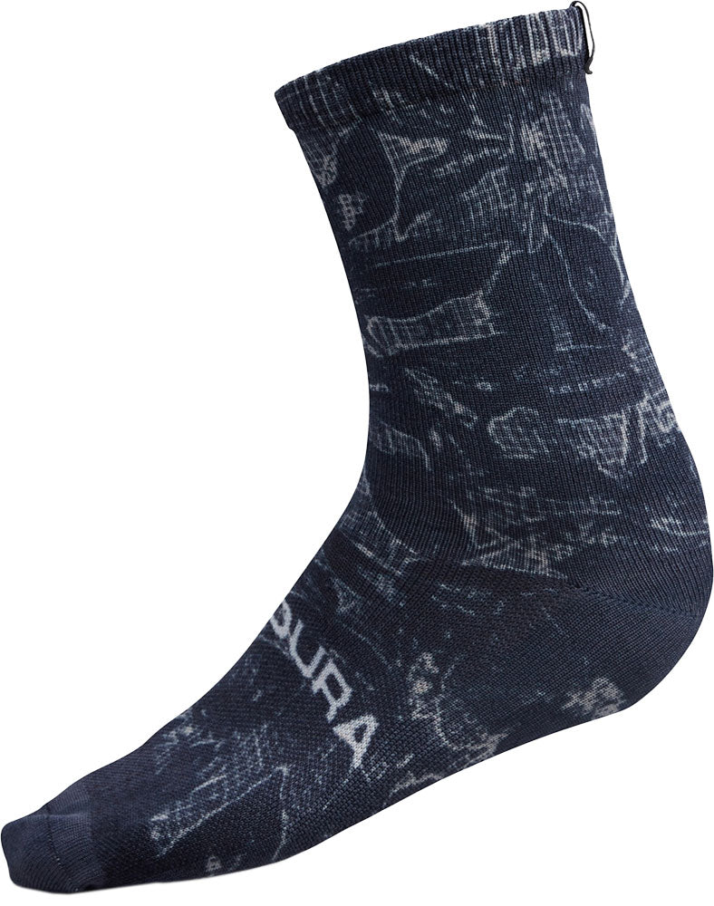 Afbeelding laden in galerijviewer, Endura grid floral limited print - socks
